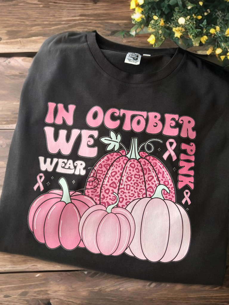 In October We Wear Pink Tee (multiples)