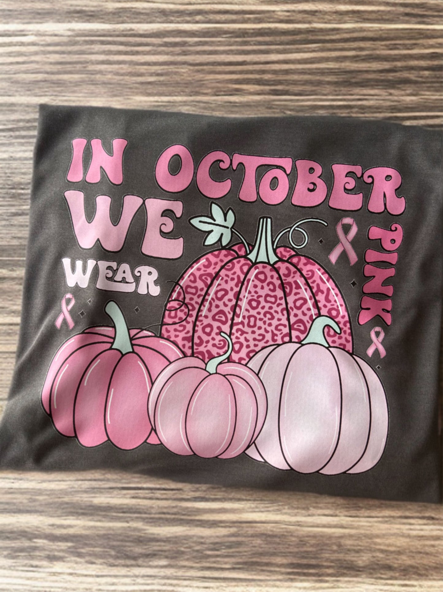 In October We Wear Pink Tee (multiples)