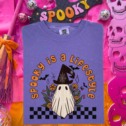 Spooky is a Lifestyle comfort colors tshirt