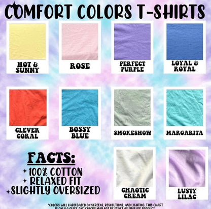 Spooky Babes Club comfort colors tshirt