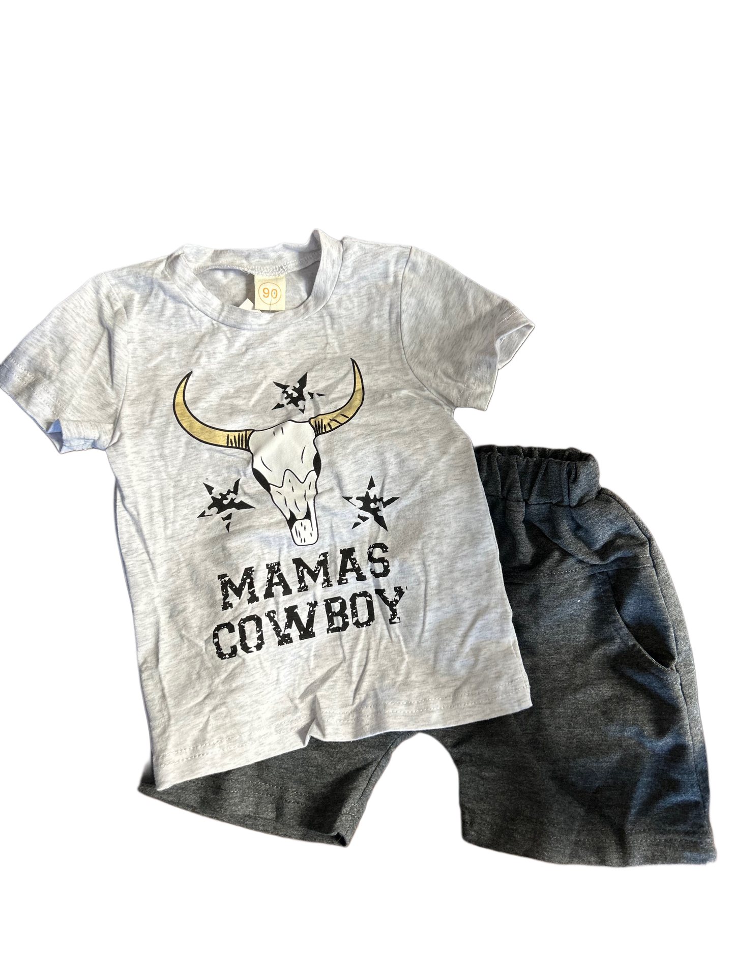 Mama’s Cowboy Shorts Set