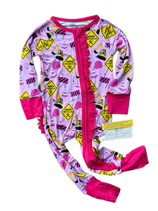 GIRLS Under Construction Bamboo PJs