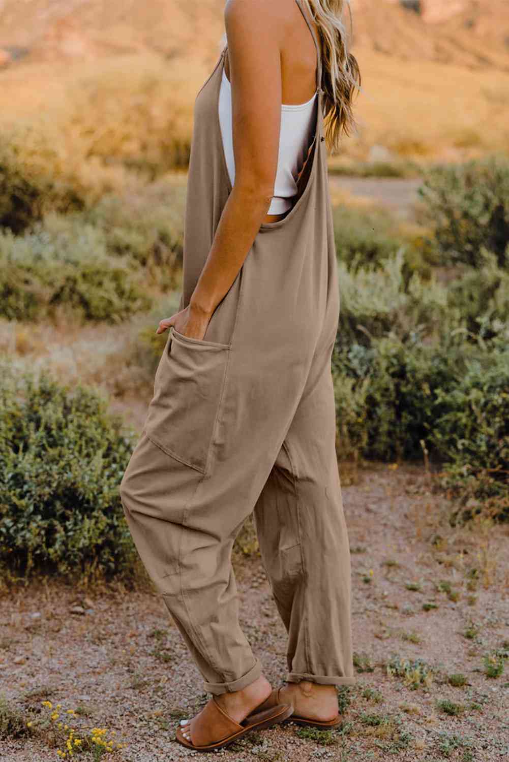 Viral Oversized Jumpsuit with Pocket