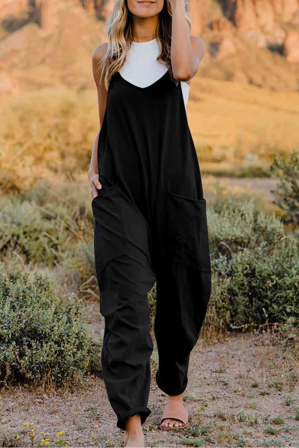 Viral Oversized Jumpsuit with Pocket