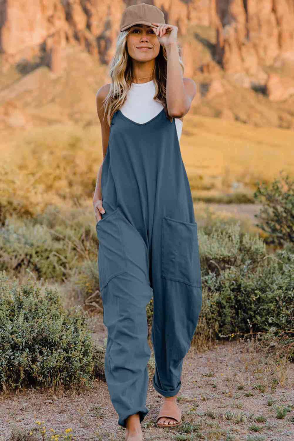 Viral Oversized Jumpsuit with Pocket