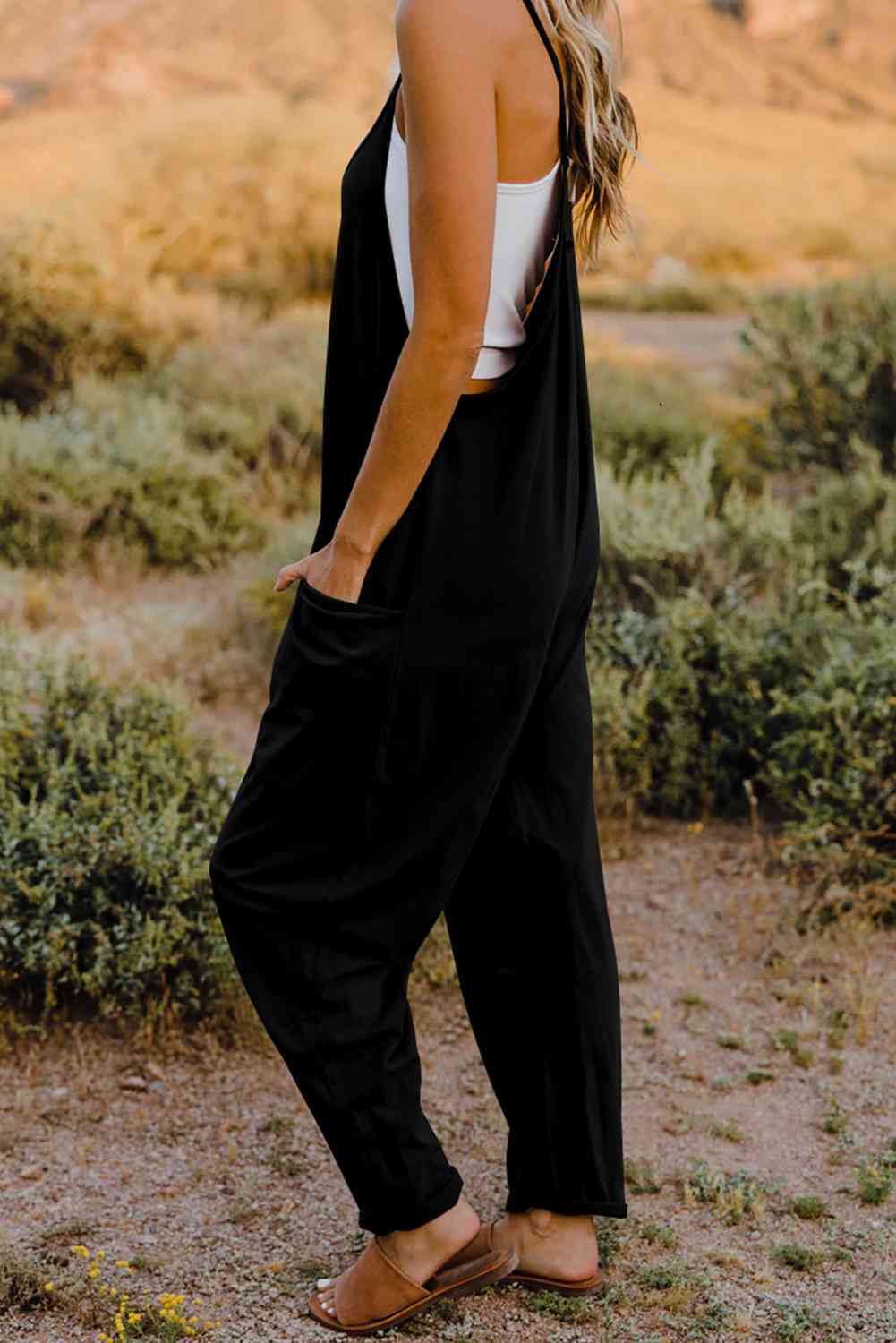 Viral Oversized Jumpsuit with Pocket