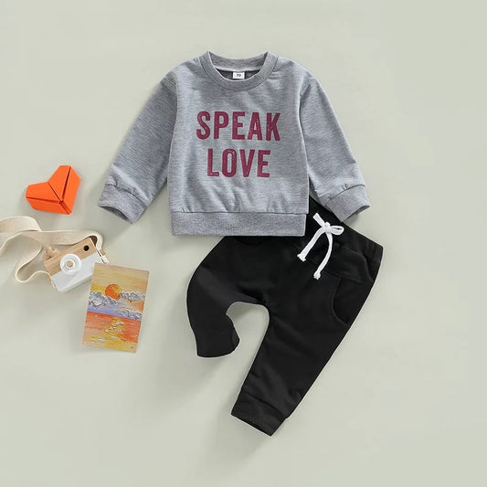 Speak Love Jogger Set