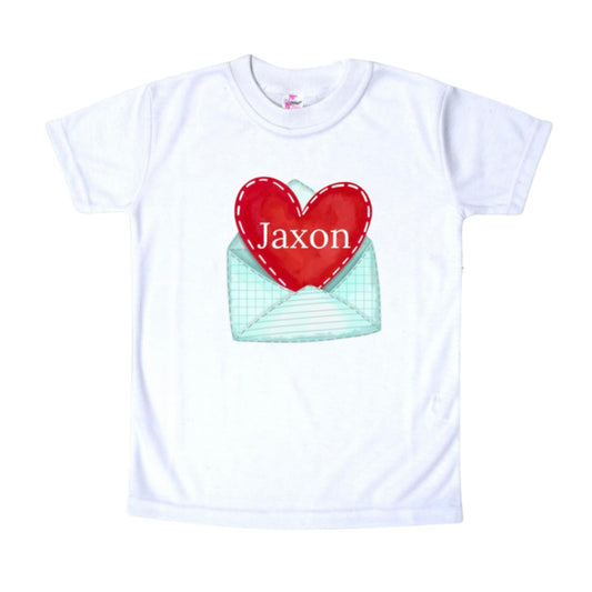 Valentines Custom Name Boy Tees