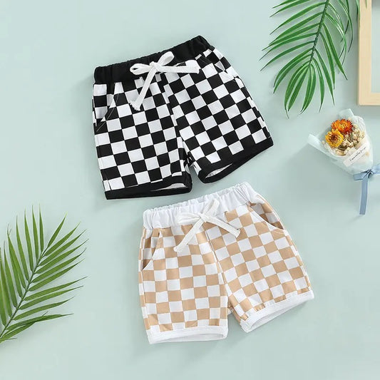 Checkered Boy Shorts