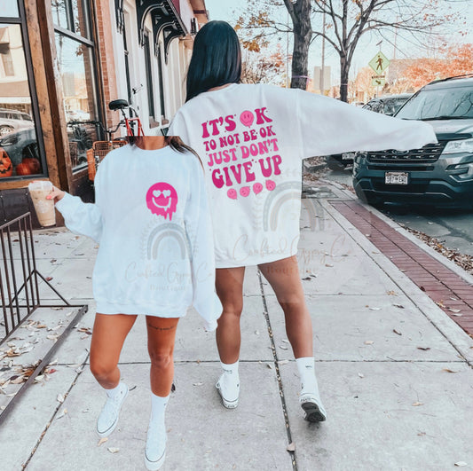 It’s OK To Not Be OK Crewneck / Tee