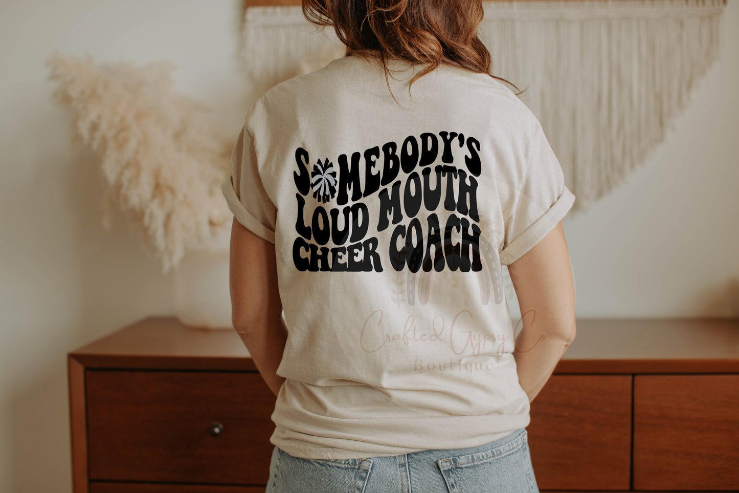 Somebody’s Loud Mouth Cheer Coach Tee